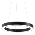 Ideal Lux - Lampadario LED a sospensione con filo ORACLE LED/28W/230V 3000K diametro 50 cm CRI 90 nero