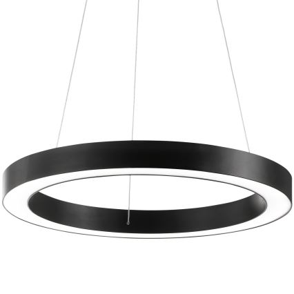 Ideal Lux - Lampadario LED a sospensione con filo ORACLE LED/35W/230V 3000K diametro 70 cm CRI 90 nero