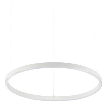 Ideal Lux - Lampadario LED a sospensione con filo ORACLE SLIM LED/29W/230V 2700K diametro 50 cm bianco