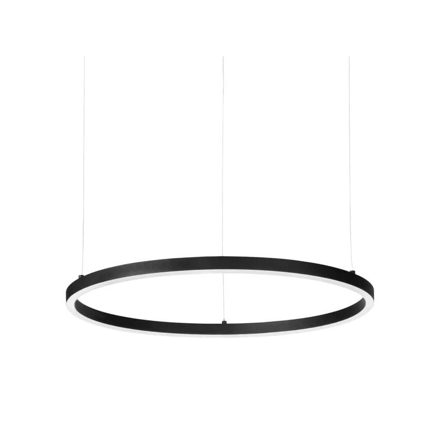 Ideal Lux - Lampadario LED a sospensione con filo ORACLE SLIM LED/32W/230V 3000K diametro 50 cm nero