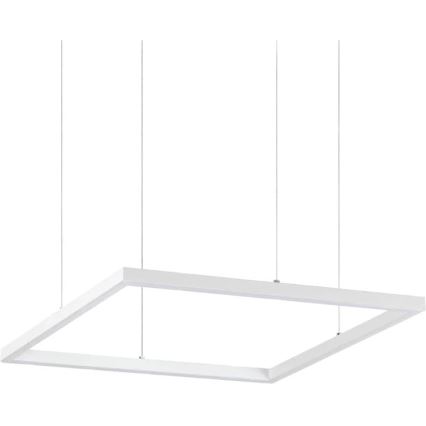 Ideal Lux - Lampadario LED a sospensione con filo ORACLE SLIM LED/33W/230V 3000K 50x50 cm bianco