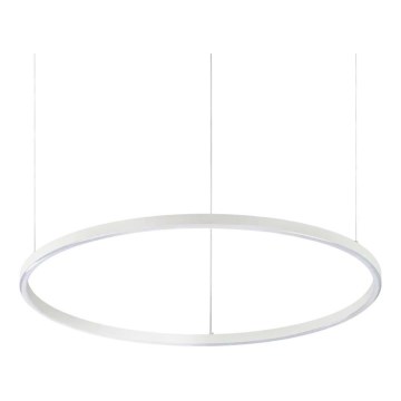 Ideal Lux - Lampadario LED a sospensione con filo ORACLE SLIM LED/37W/230V 2700K diametro 70,5 cm bianco
