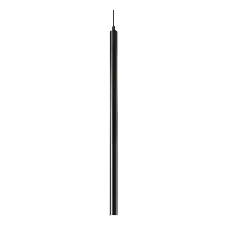 Ideal Lux - Lampadario LED a sospensione con filo ULTRATHIN LED/11,5W/230V CRI 90 nero