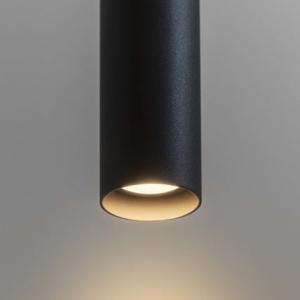 Ideal Lux - Lampadario LED a sospensione con filo ULTRATHIN LED/11,5W/230V CRI 90 nero