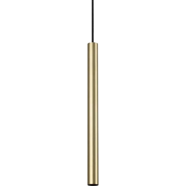 Ideal Lux - Lampadario LED a sospensione con filo ULTRATHIN LED/11,5W/230V CRI 90 ottone