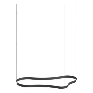 Ideal Lux - Lampadario LED a sospensione con filo WAVES LED/45W/230V CRI 90 nero