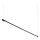 Ideal Lux - Lampadario LED a sospensione con filo YOKO LED/17W/230V CRI 90 nero
