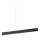 Ideal Lux - Lampadario LED a sospensione su cavo DESK, 32W, 230V, 102,5 cm, CRI 90, nero