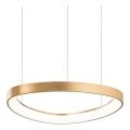 Ideal Lux - Lampadario LED a sospensione su cavo GEMINI LED/36W/230V 2700K Ø 42,5 cm CRI 90 ottone