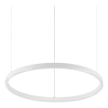 Ideal Lux - Lampadario LED a sospensione su cavo ORACLE SLIM LED/29W/230V 4000K CRI 90 Ø 50 cm bianco