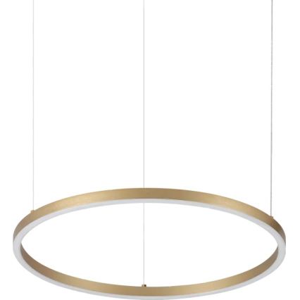 Ideal Lux - Lampadario LED a sospensione con cavo ORACLE SLIM LED/29W/230V 3000K CRI 90 Ø 50 cm dorato