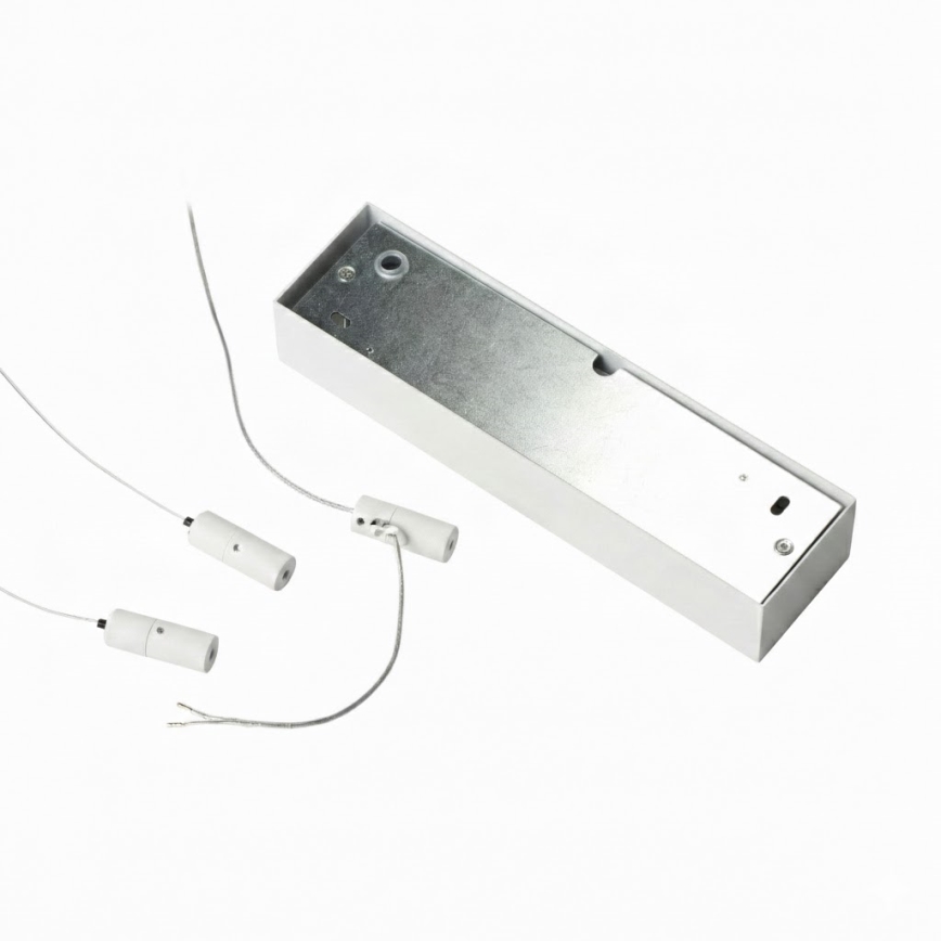 Ideal Lux - Lampadario a sospensione su cavo LED ORACLE SLIM LED/37W/230V 3000K CRI 90 Ø 70 cm bianco