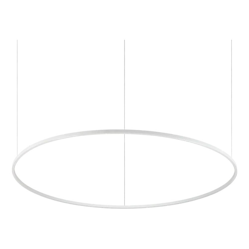 Ideal Lux - Lampada a sospensione con cavo ORACLE SLIM LED/83W/230V 2700K CRI 90 Ø 150 cm bianco