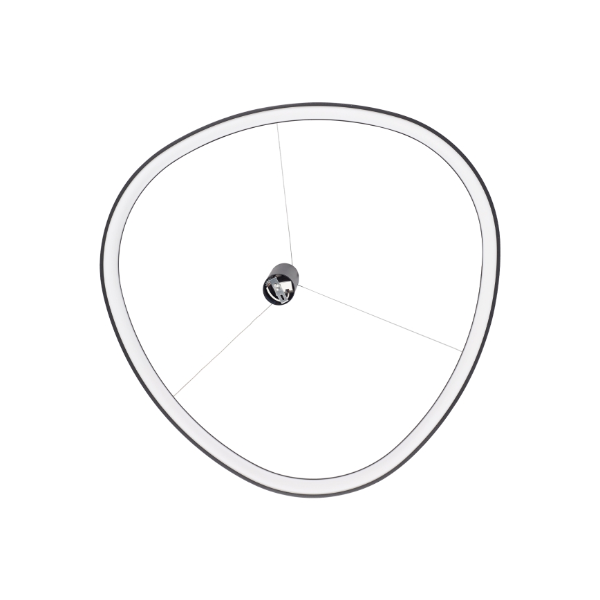 Ideal Lux - Lampadario LED sospeso con cavo GEMINI LED/47W/230V 2700K Ø 61 cm CRI 90 nero