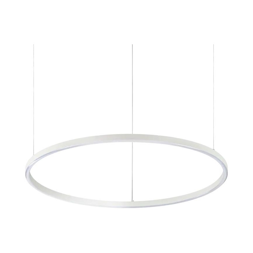 Ideal Lux - Lampadario LED a sospensione ORACLE SLIM LED/37W/230V 2700K CRI 90 diam. 70 cm bianco