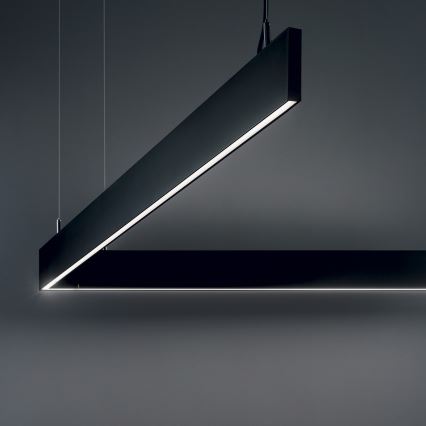 Ideal Lux - Lampadario sospeso a cavo LINUS LED/32W/230V 3000K CRI 90 120 cm nero