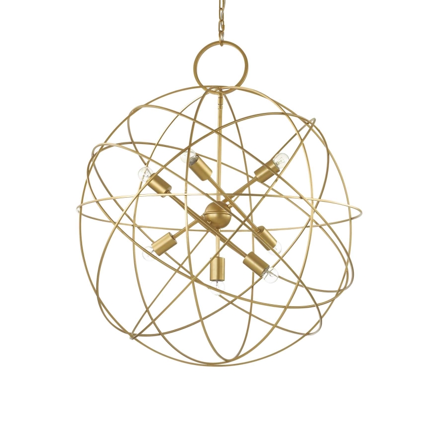 Ideal Lux - Lampadario su catena KONSE 7xE27/60W/230V
