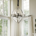 Ideal Lux - Lampadario su filo WORLD 4xE14/40W/230V
