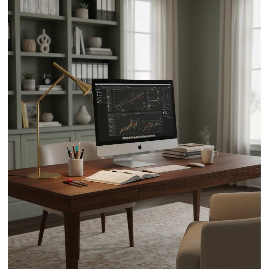 Ideal Lux - Lampe de table tactile à intensité variable DIESIS LED/6,5W/230V CRI 90 doré