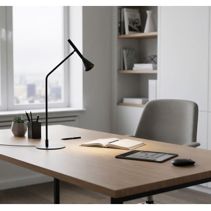 Ideal Lux - Lampe de table tactile à intensité variable DIESIS LED/6,5W/230V CRI 90 noir