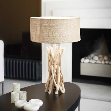 Ideal Lux - Lampe de table DRIFTWOOD 1xE27/60W/230V goyave