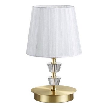 Ideal Lux - Lampe de table en cristal PEGASO 1xE14/28W/230V dorée