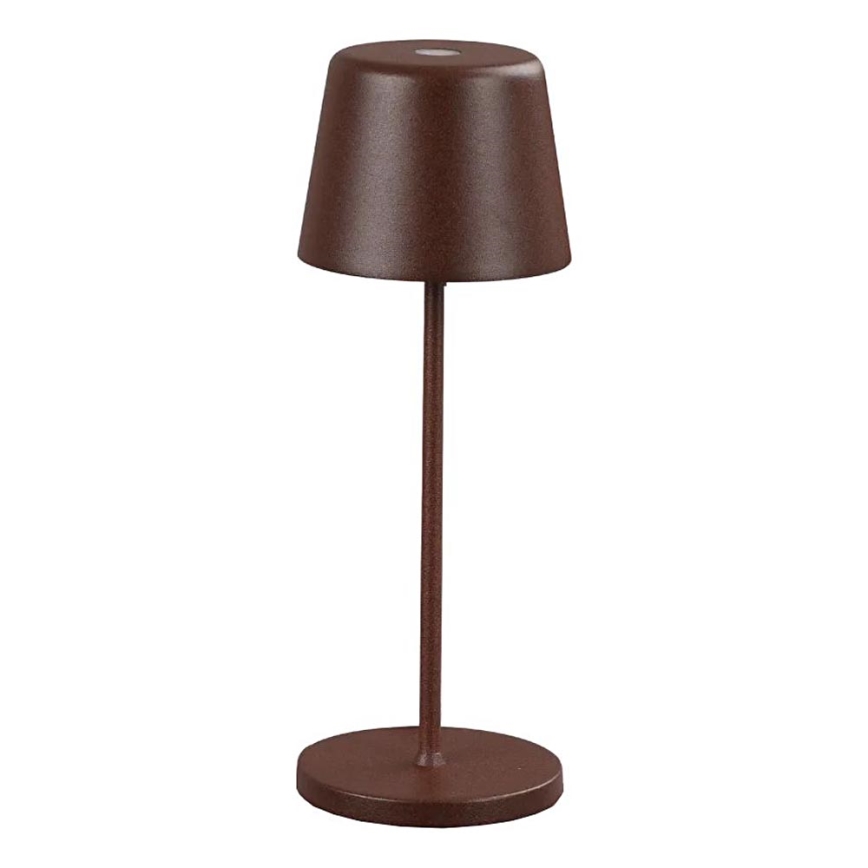 Ideal Lux - Lampe de table extérieure tactile à intensité variable CUTE LED/2,5W/3,7V USB 2200-2700K IP65 marron
