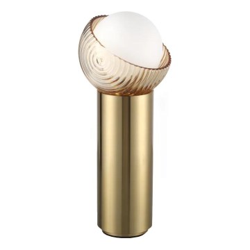 Ideal Lux - Lampe de table LED BLOOM 1xG9/3W/230V dorée/beige fumé