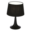 Ideal Lux - Lampe de table LONDON 1xE27/60W/230V noire