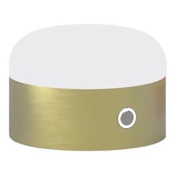 Ideal Lux - Lampe de table tactile à intensité variable MIGNON LED/5W/5V d. 10 cm CRI 90 laiton