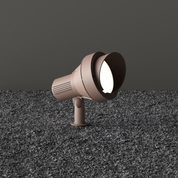 Ideal Lux - Lampe d'extérieur TERRA 1xGU10/28W/230V IP65 marron