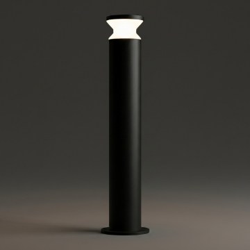 Ideal Lux - Lampe d'extérieur TORRE 1xE27/15W/230V 80 cm IP65 noire
