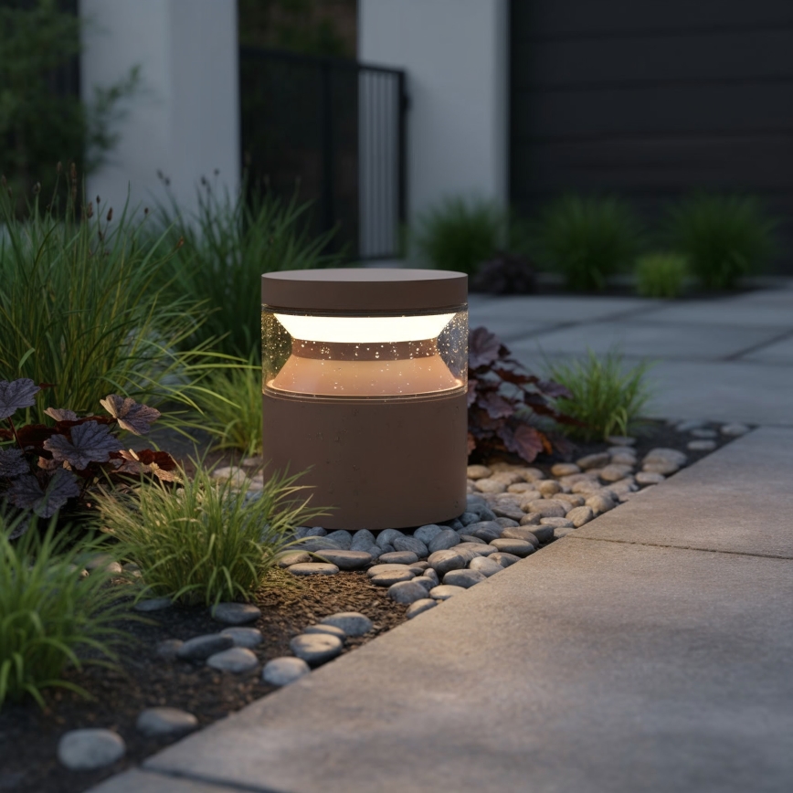 Ideal Lux - Lampe extérieure BOEING LED/14W/230V 15 cm CRI 90 IP65 marron