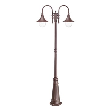 Ideal Lux - Lampe extérieure CIMA 2xE27/52W/230V 216 cm IP43 marron