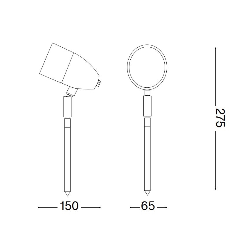 Ideal Lux - Lampe extérieure INSIDE 1xG9/15W/230V 27,5 cm IP54 marron