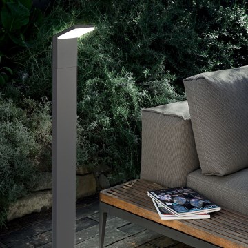 Ideal Lux - Lampe extérieure STYLE LED/8,5W/230V 4000K 100 cm CRI 90 IP54 anthracite