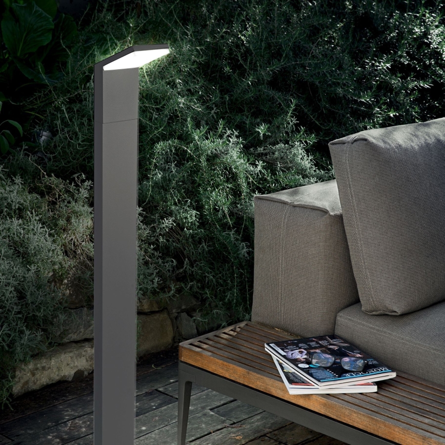 Ideal Lux - Lampe extérieure STYLE LED/8,5W/230V 4000K 100 cm CRI 90 IP54 anthracite