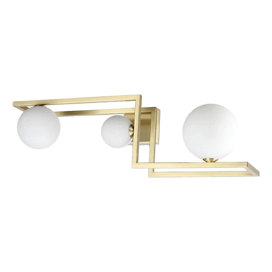 Ideal Lux - LED-Anbauleuchte ANGOLO 3xG9/3W/230V Messing