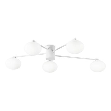Ideal Lux - LED-Anbauleuchte HERMES 5xG9/3W/230V d 90 cm weiß