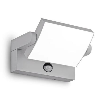 Ideal Lux - LED-Außenwandleuchte mit Sensor SWIPE LED/21W/230V CRI 90 IP54 weiß
