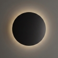 Ideal Lux - LED-Außen-Wandleuchte PUNTO LED/16W/230V CRI 90 Ø 30 cm IP54 schwarz