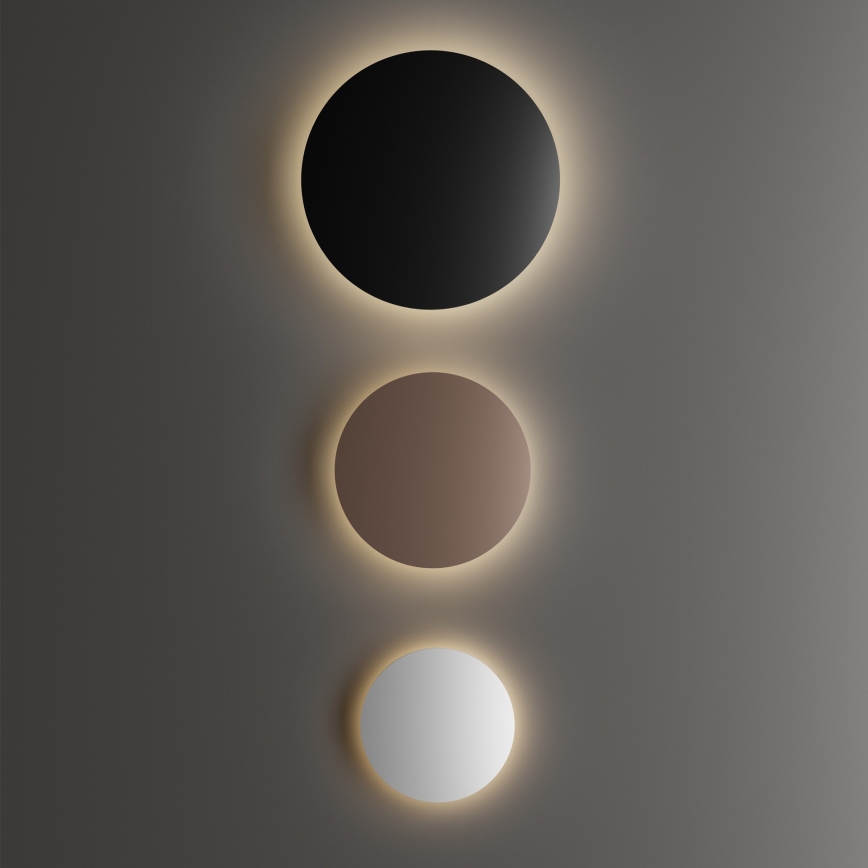 Ideal Lux - LED-Außenwandleuchte PUNTO, 9 W, 230 V, Ra 90, Ø 18 cm, IP54, Anthrazit