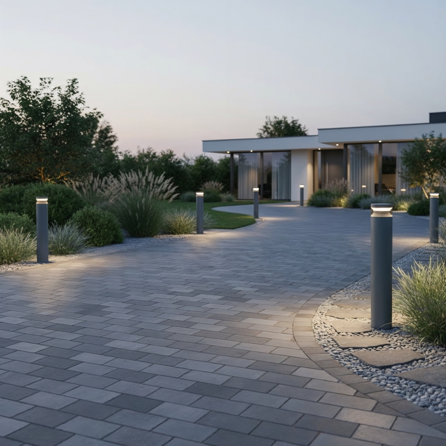 Ideal Lux - LED-Außenleuchte BOEING LED/14W/230V d 70 cm CRI 90 IP65 anthrazit