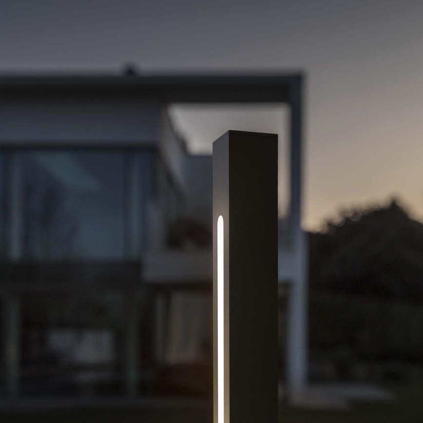 Ideal Lux - LED Außenleuchte JEDI LED/12W/230V 80 cm CRI 90 IP65 Anthrazit