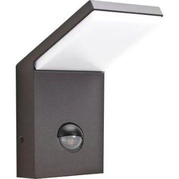 Ideal Lux - LED-Außenleuchte mit Sensor STYLE LED/9W/230V 4000K CRI 90 IP54 anthrazit