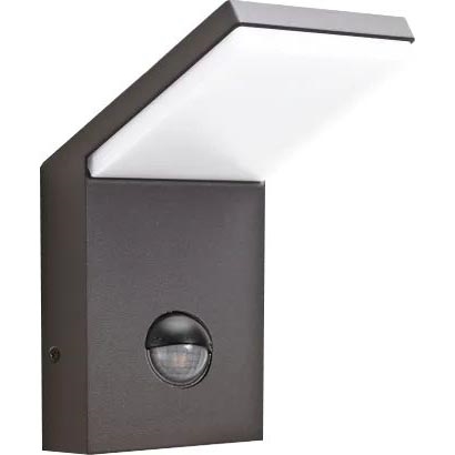 Ideal Lux - LED-Außenleuchte mit Sensor STYLE LED/9W/230V 4000K CRI 90 IP54 anthrazit