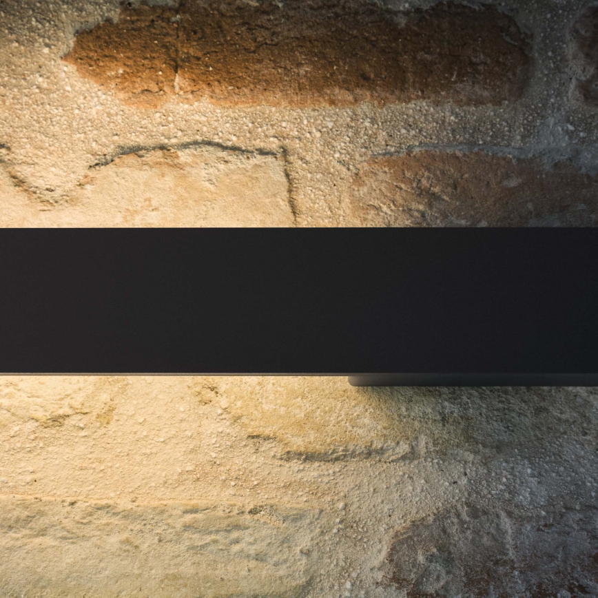 Ideal Lux - LED-Außenwandleuchte LINEA LED/23W/230V CRI 90 144 cm IP54 schwarz