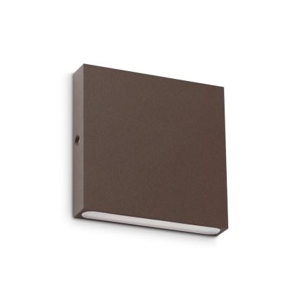 Ideal Lux - LED-Außenwandleuchte POST-IT LED/3W/12V CRI 90 braun