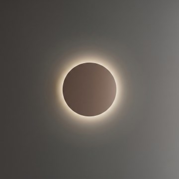 Ideal Lux - LED-Außenwandleuchte PUNTO LED/9W/230V CRI 90 Ø 18 cm IP54 braun