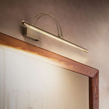 Ideal Lux - LED-Bildleuchte BOW LED/8W/230V 76 cm CRI 90 Messing